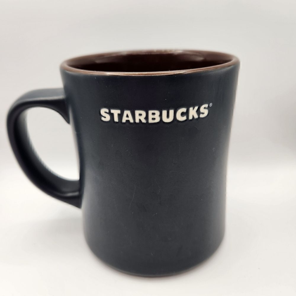 Starbucks 2011 French Roast 16 oz. Etched Bone China Coffee Mug